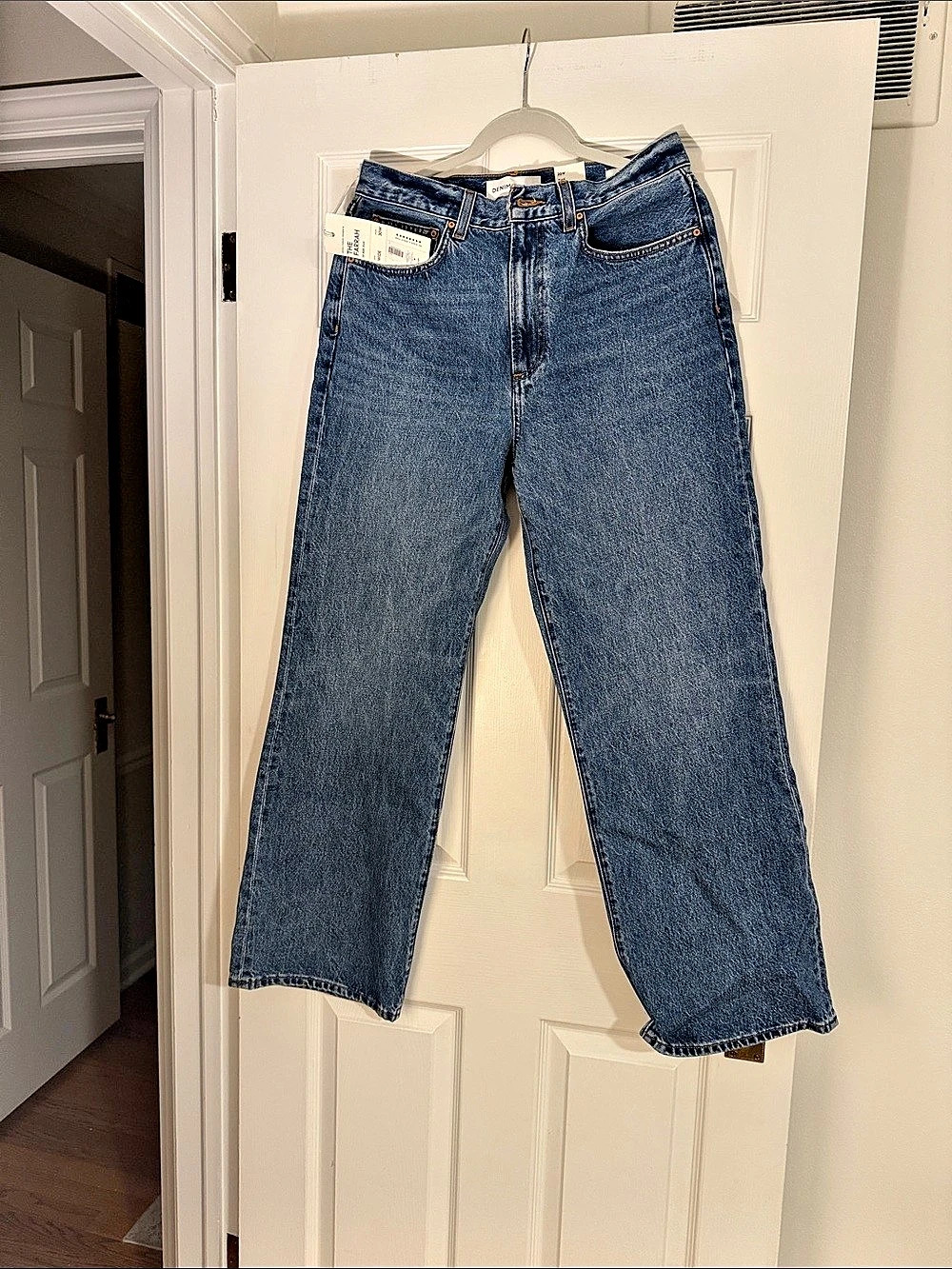 The Farrah Wide Leg Jeans in Blue Waist 30 NWT